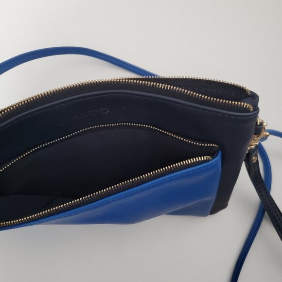 ALDO Blue Wristlet Crossbody Bag Clutch - Picture 3 of 9